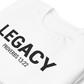 Unisex Legacy T-Shirt Black Text